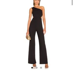 Susana Monaco x REVOLVE Asymmetrical Cut Out Jumpsuit - Black - Size Small - NWT